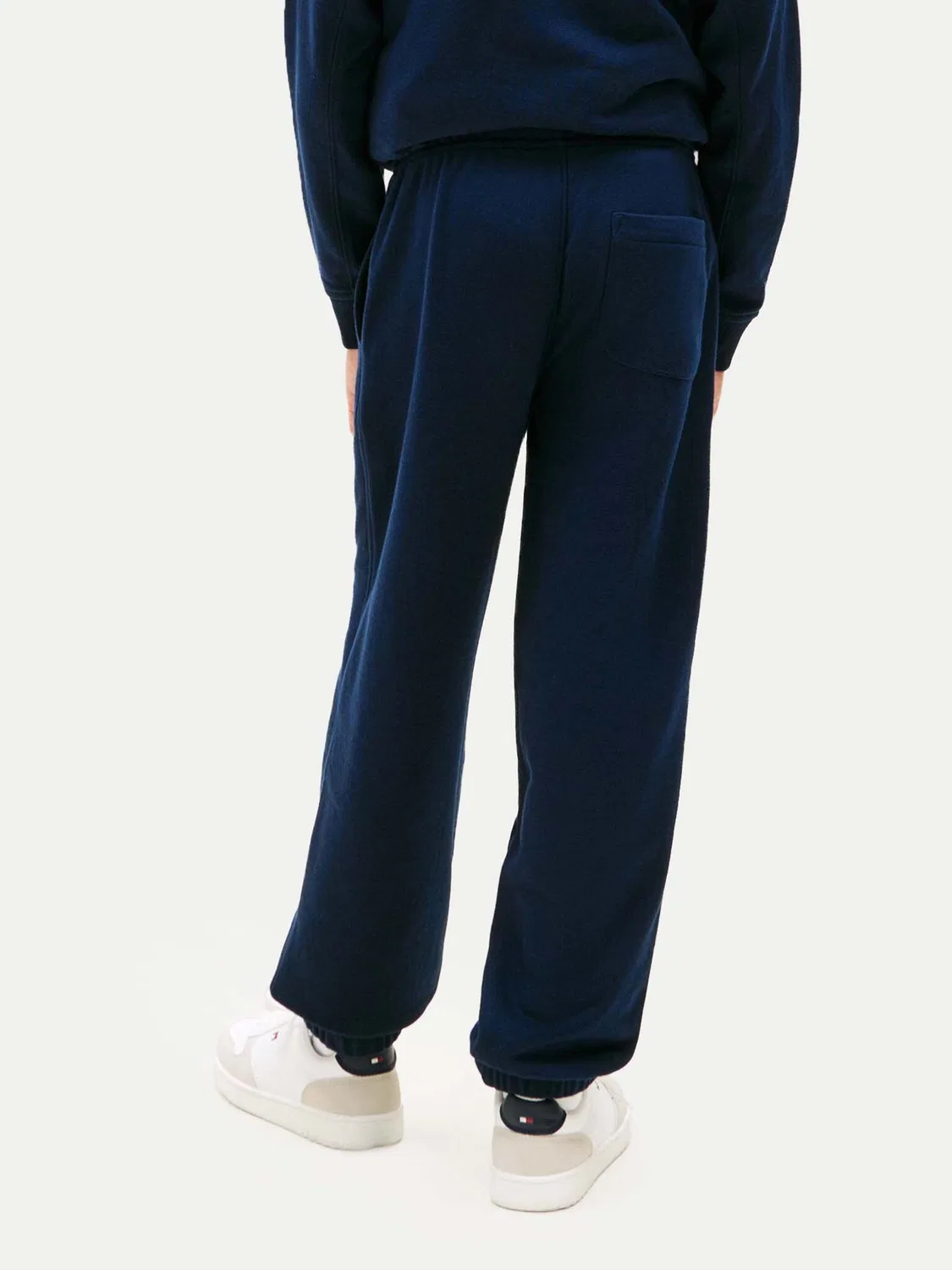 Спортивные штаны стандартного кроя для мальчика Terry Tommy Hilfiger, темно-синий — фото 3