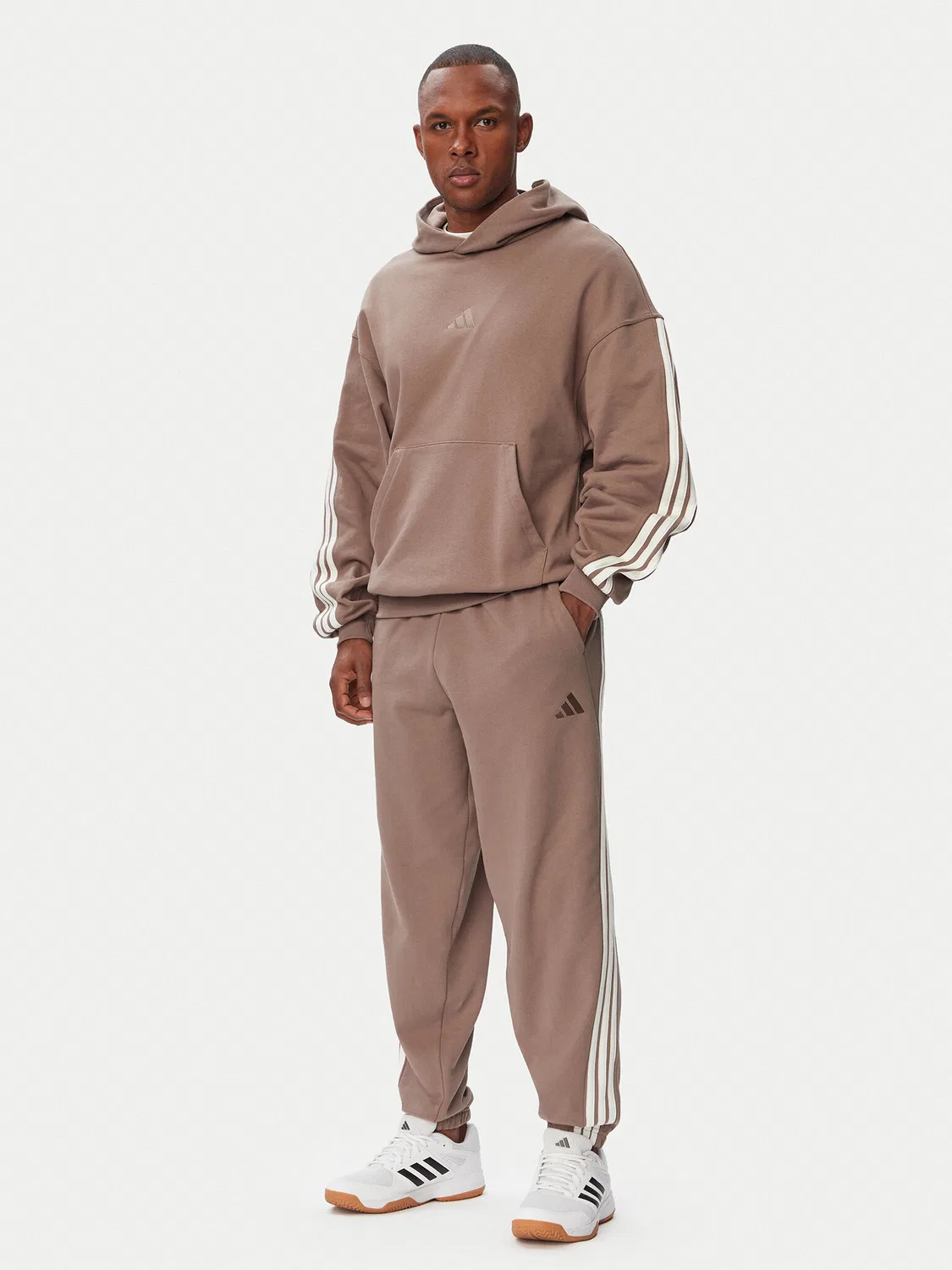 Мужские спортивные штаны стандартного кроя Kit Regular Cuffed Adidas, бежевый — фото 2
