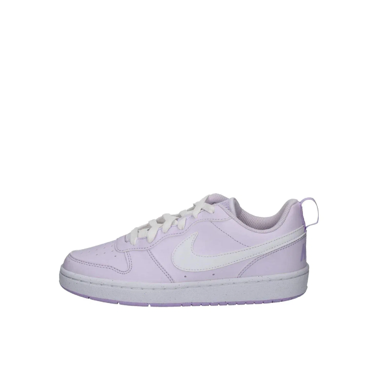 Детские кроссовки для мальчиков с закрытой шнуровкой Court Borough Low Recraft NIKE, Lilac White