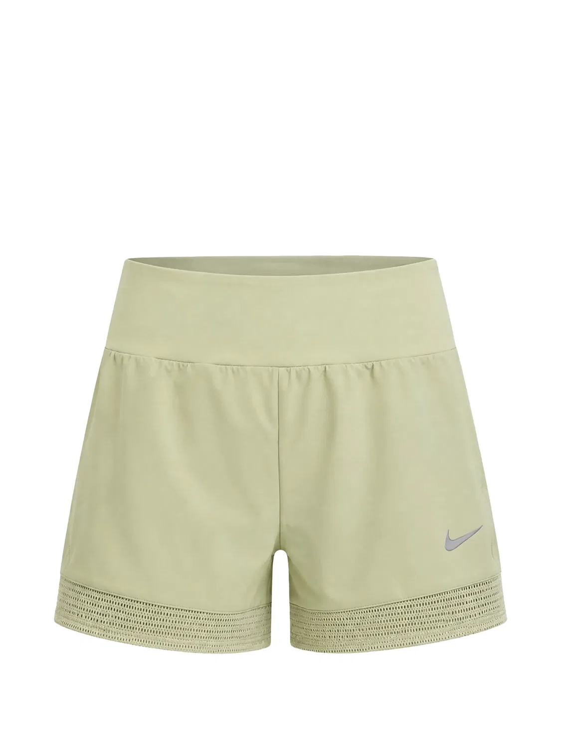 Беговые шорты Dri-Fit оливковые Nike, зеленый