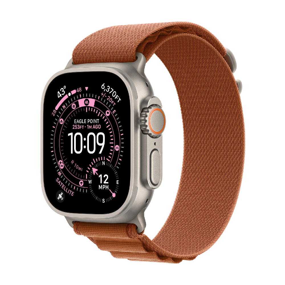 

Умные часы Apple Watch Ultra 3, 49 мм, GPS+Cellular, Natural Titanium Case/Terra Cotta Alpine Loop Small Band, Титановый, Умные часы Apple Watch Ultra 3, 49 мм, GPS+Cellular, Natural Titanium Case/Terra Cotta Alpine Loop Small Band