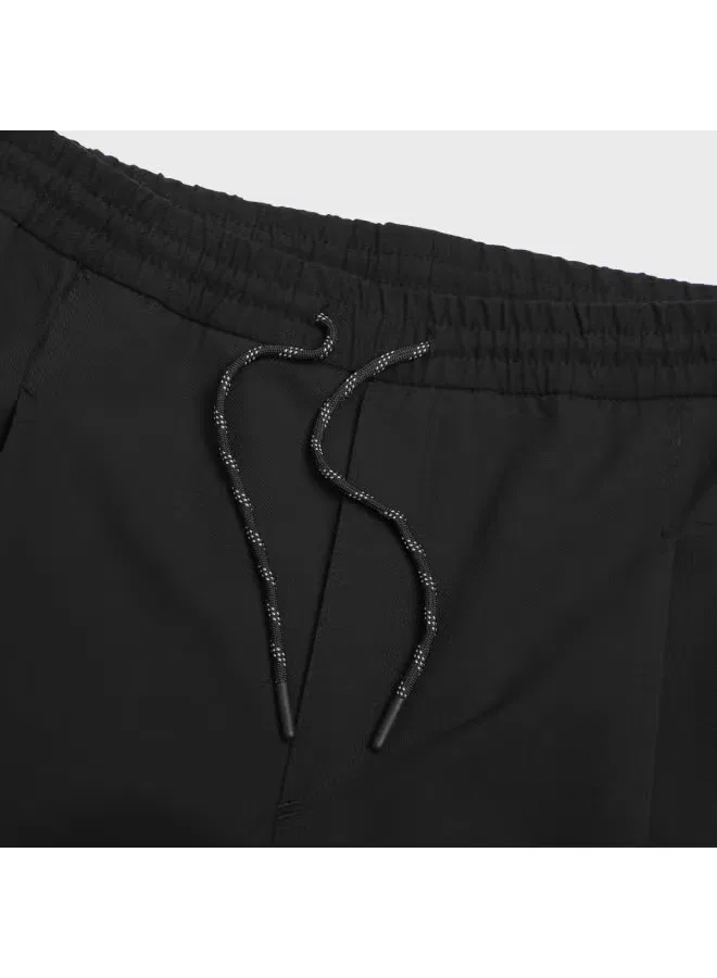 Брюки прямые классические Zara, черный — фото 4