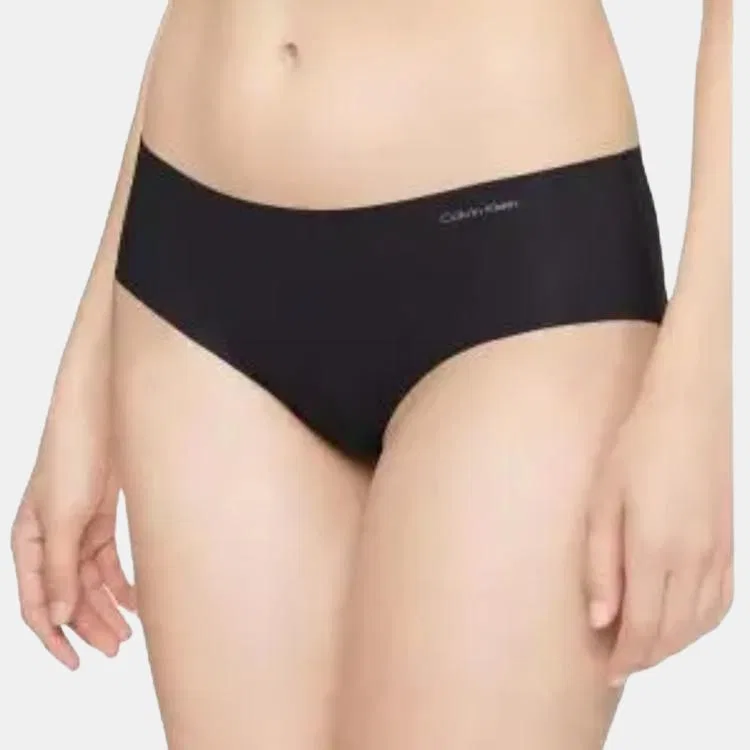 Женские трусы-слипы комплект из 3 Calvin Klein, Black/Skin/Blue — фото 4
