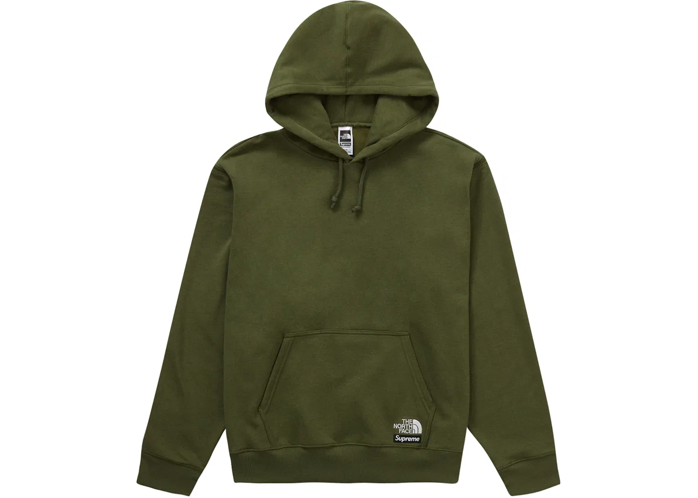 Мужская худи-трансформер с капюшоном Supreme The North Face Convertible Hooded Sweatshirt, Olive