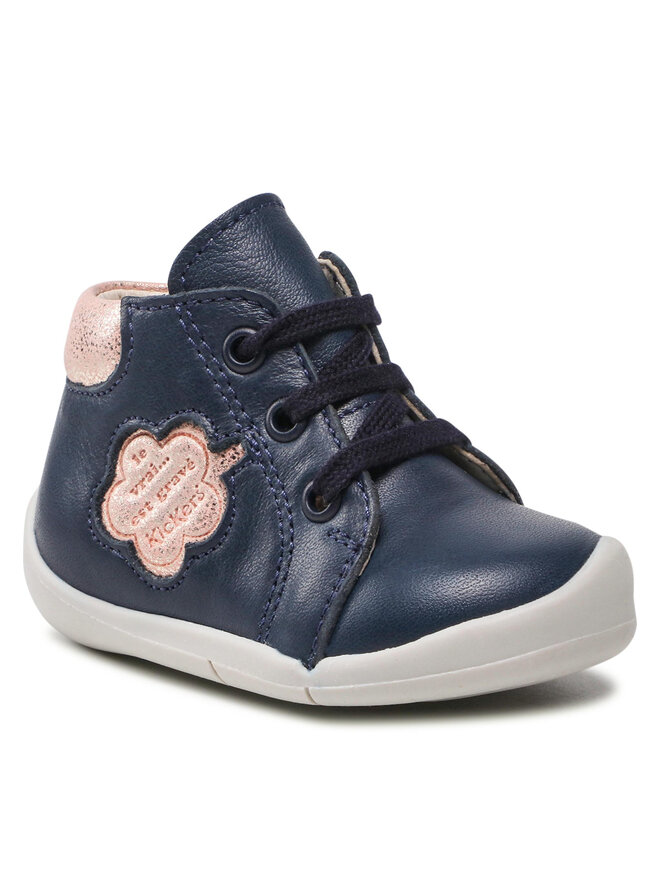 

Ботинки на шнуровке Waouk 858383-10 Kickers, синий