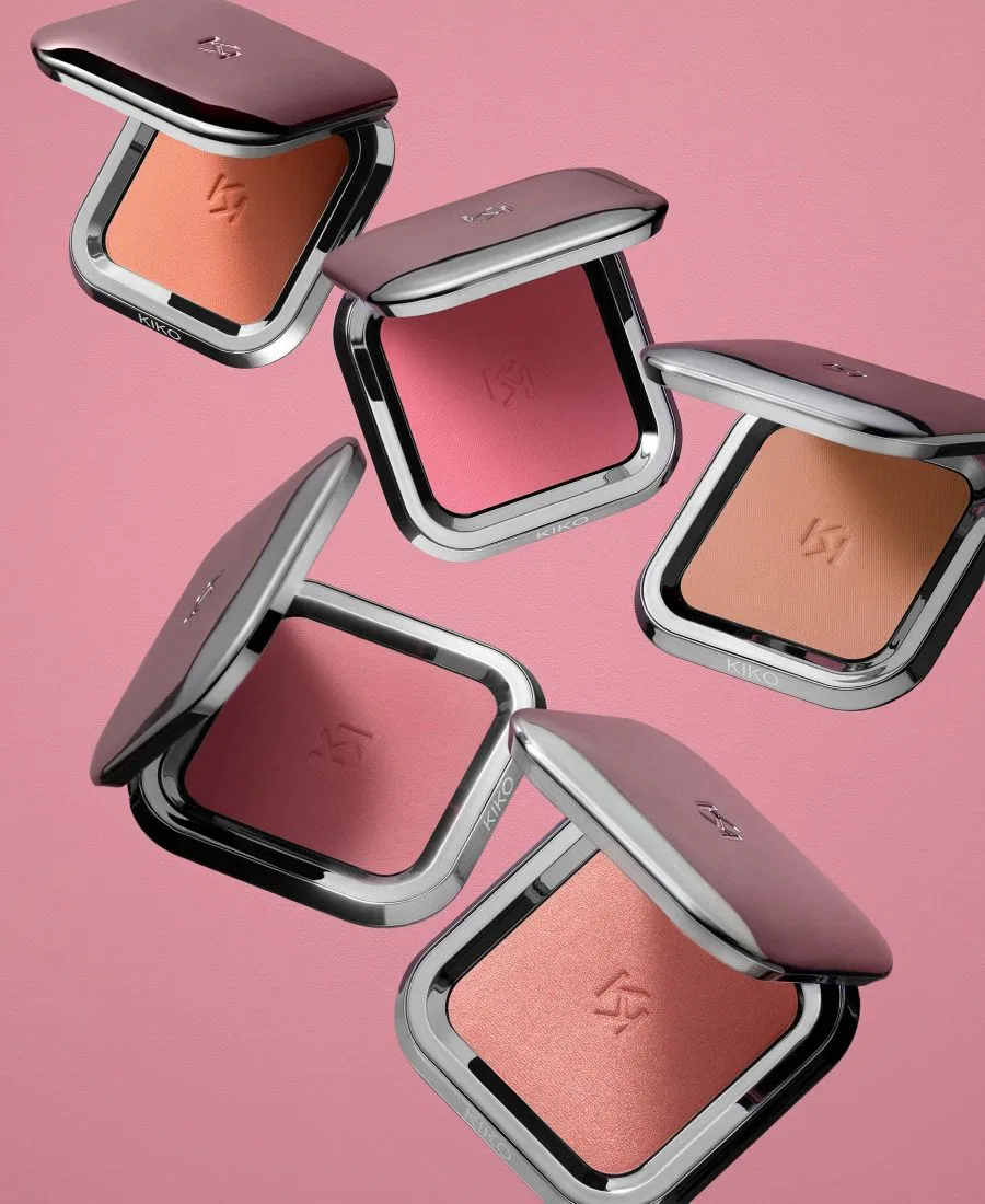Румяна компактные для щек, 6 г, с мягким сиянием, Unlimited Blush KIKO Milano, 05 Mauve — фото 4