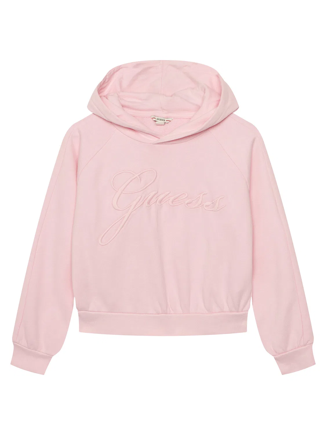 Свитшот свободного кроя для девочки Guess, светло-розовый