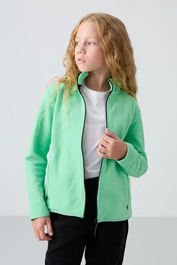 Детские свитшот для девочек с вышивкой Tommy Life, Water Green — фото 4