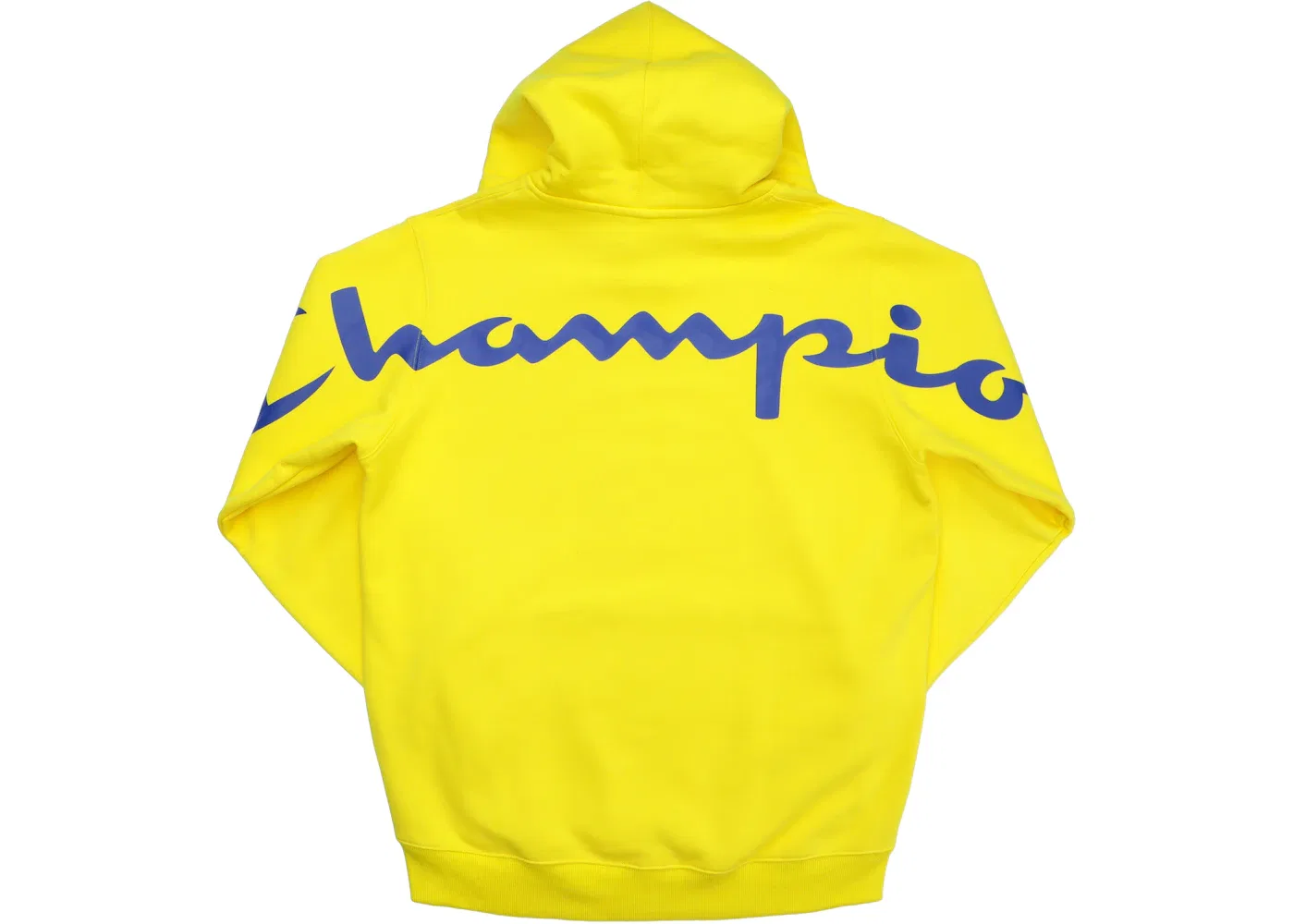 Мужской худи с принтом Supreme Sweatshirt (SS18), Yellow — фото 2