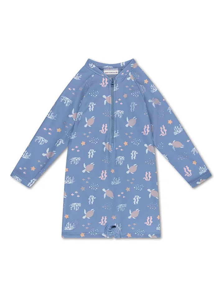 Купальник с принтом Coral Bliss Swim Essentials, синий