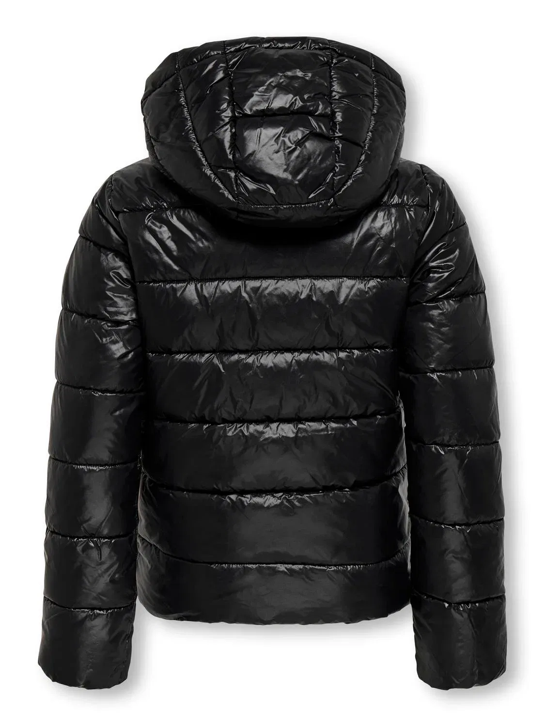Куртка легкая стеганая с капюшоном Kogkajsa Light Quilt Hood Jkt Kids Only, черный — фото 3