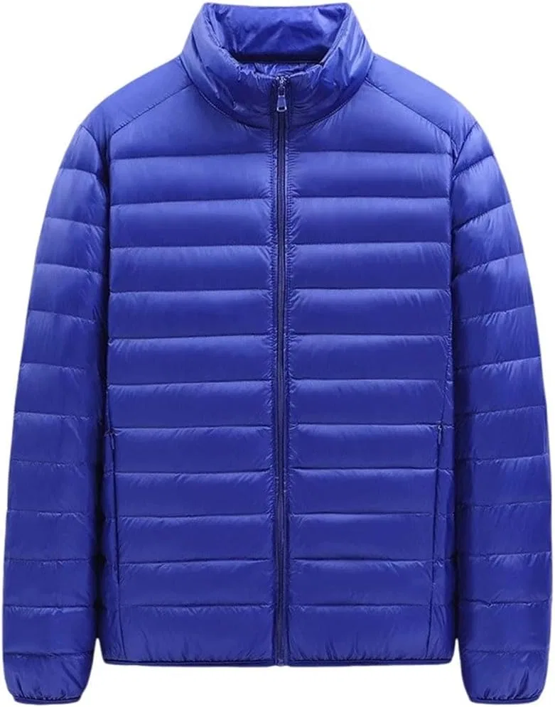 Мужская куртка с утеплителем из пуха, модель Winter Lightweight, светло-синий