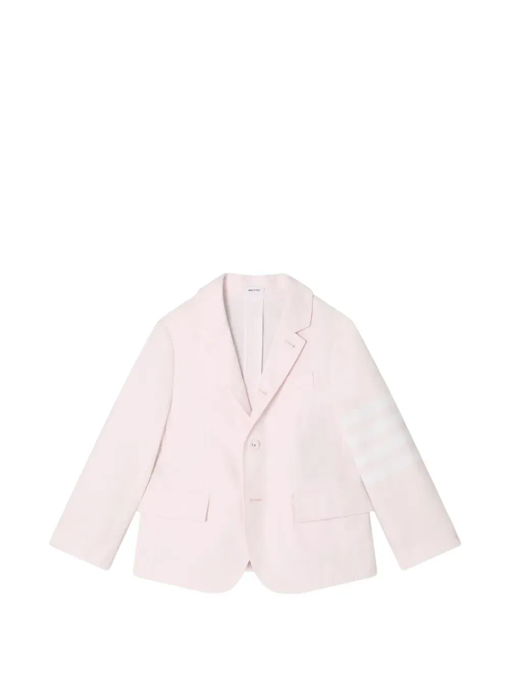 Оксфордский блейзер «4 полоски» Thom Browne Kids, розовый