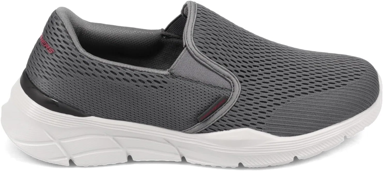 Лоферы Skechers, серый/красный — фото 3