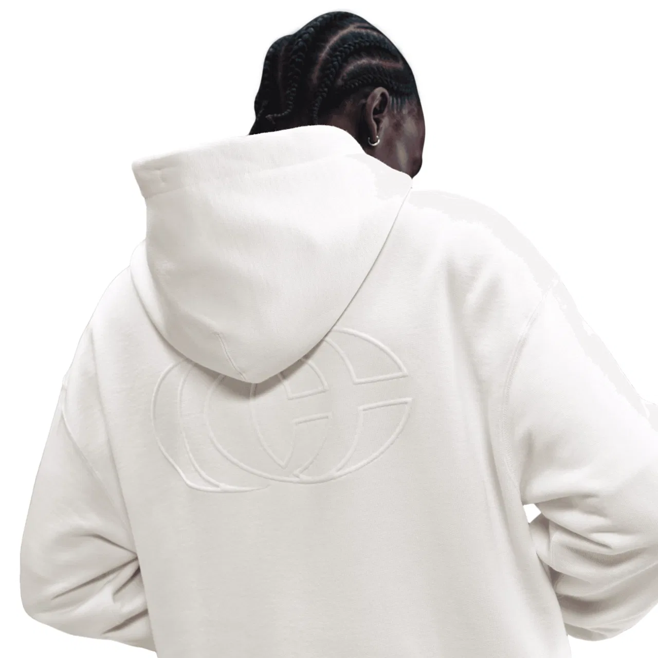 Женская толстовка с капюшоном Caitlin Clark U Premium Fleece Nike, цвет Sail — фото 2