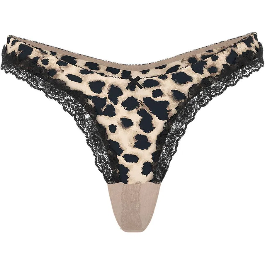 Женские стринги с принтом Leopard Print, Victoria's Secret, Leopard Print