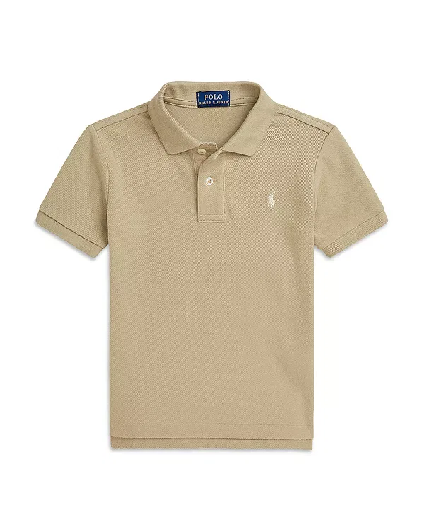 Детское поло для мальчиков хлопковое Polo Ralph Lauren, Khaki
