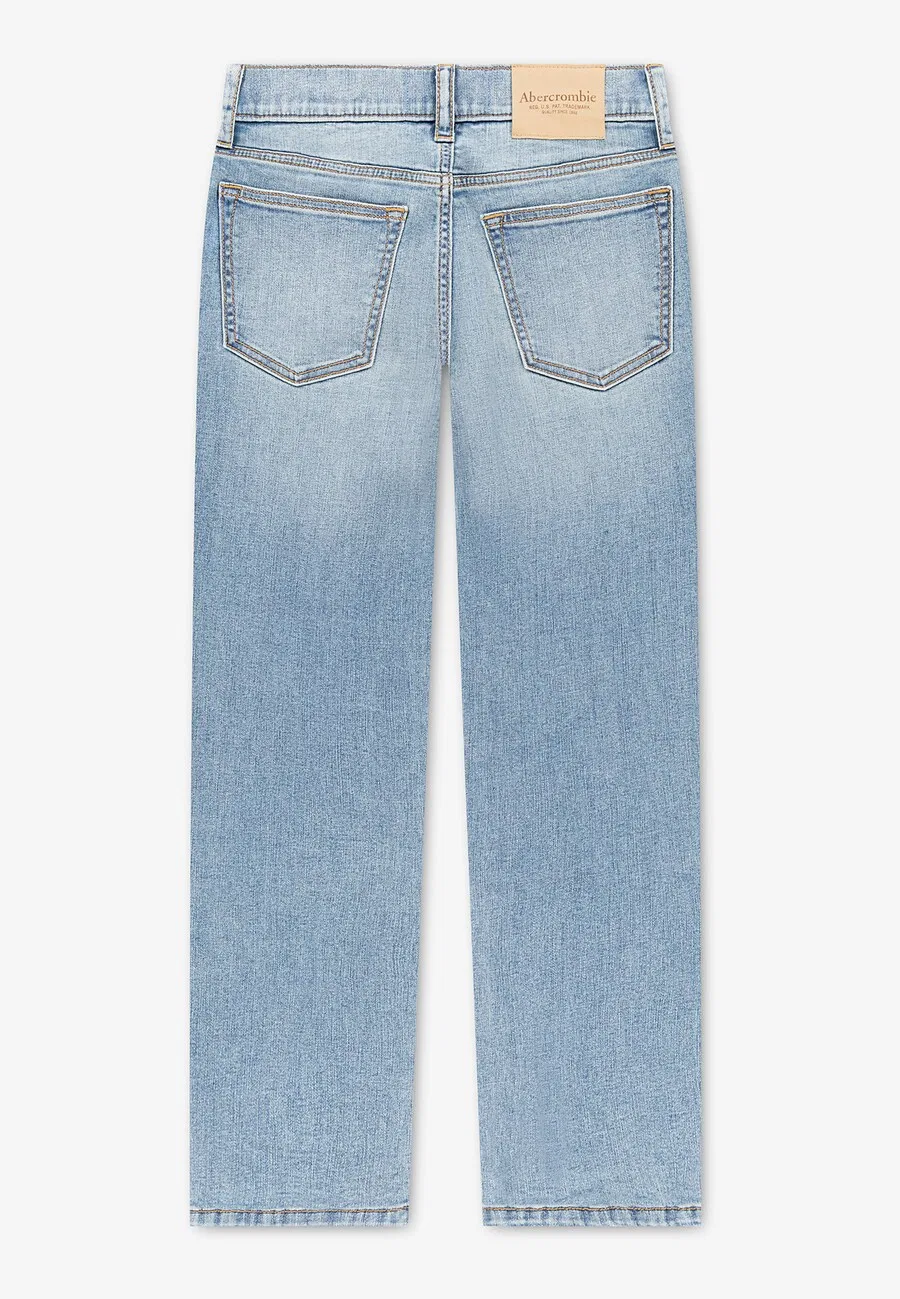 Джинсы Abercrombie & Fitch Regular синего цвета — фото 2