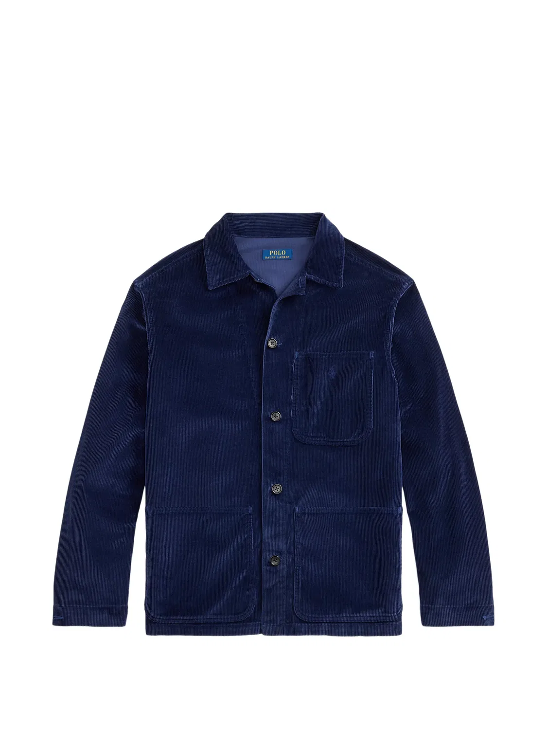 Куртка-рубашка из вельвета, синяя Polo Ralph Lauren, синий
