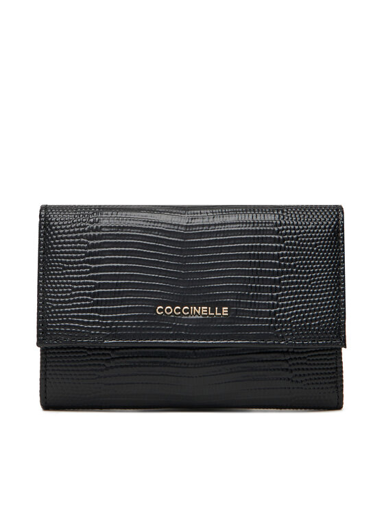 

Большой женский кошелек TL4 Metallic Lizard E2 TL4 11 66 01 Coccinelle, чёрный