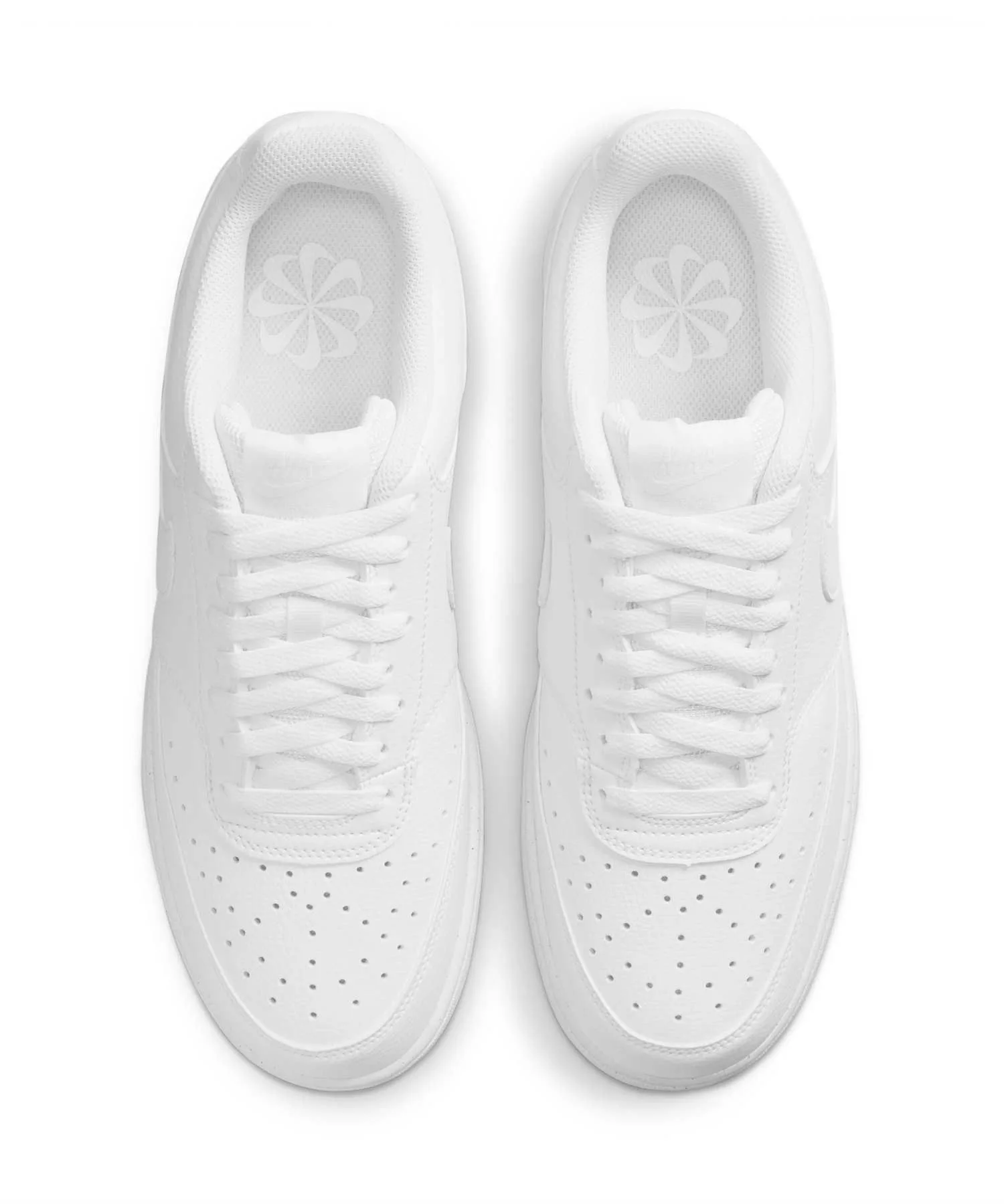 Мужские/женские кроссовки Court Vision Low Next Nature NIKE белые — фото 4