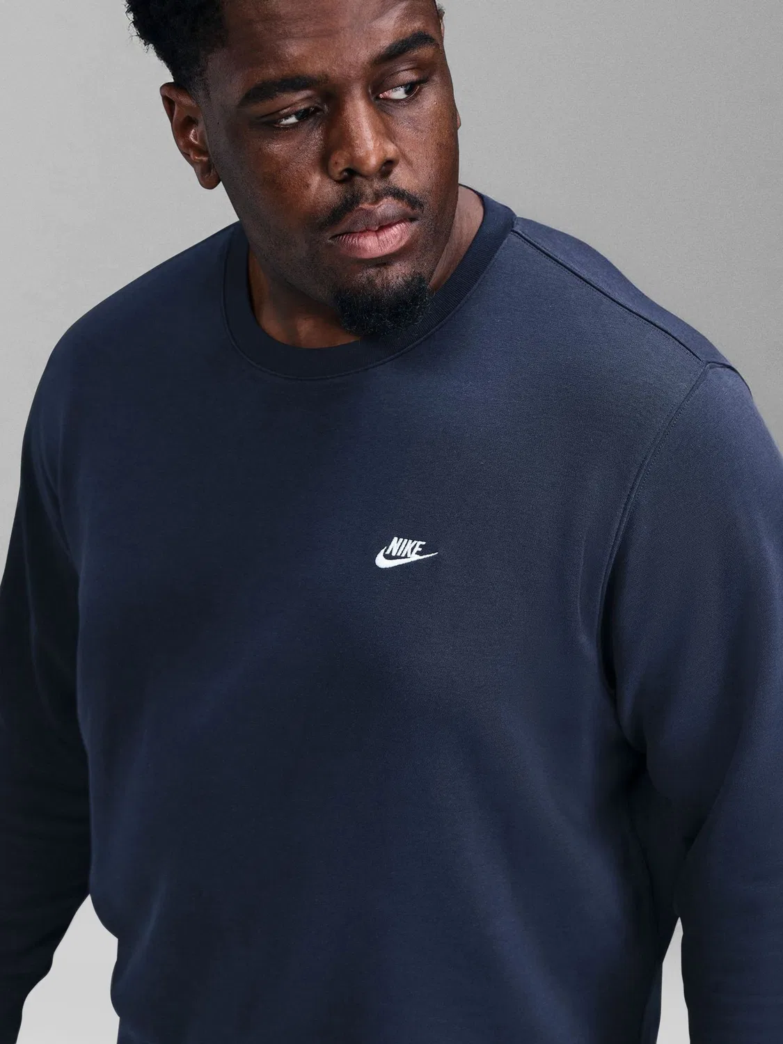 Темно-синий клубный свитшот с круглым вырезом Nike Obsidian — фото 4