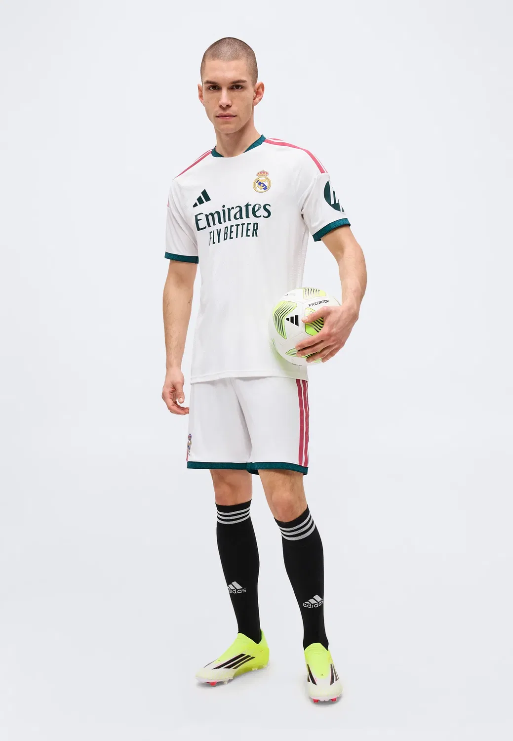 Домашняя форма мадридского «Реала» - клубная одежда Adidas Performance, White — фото 2