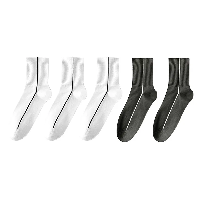 Детские носки до середины икры, 5 пар, Mid-Calf Socks, MIIOW