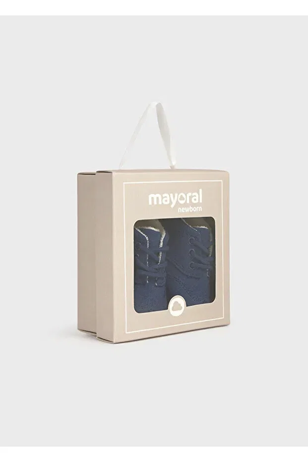 Детские ботиночки для мальчиков на шнуровке Mayoral, Navy Blue — фото 4