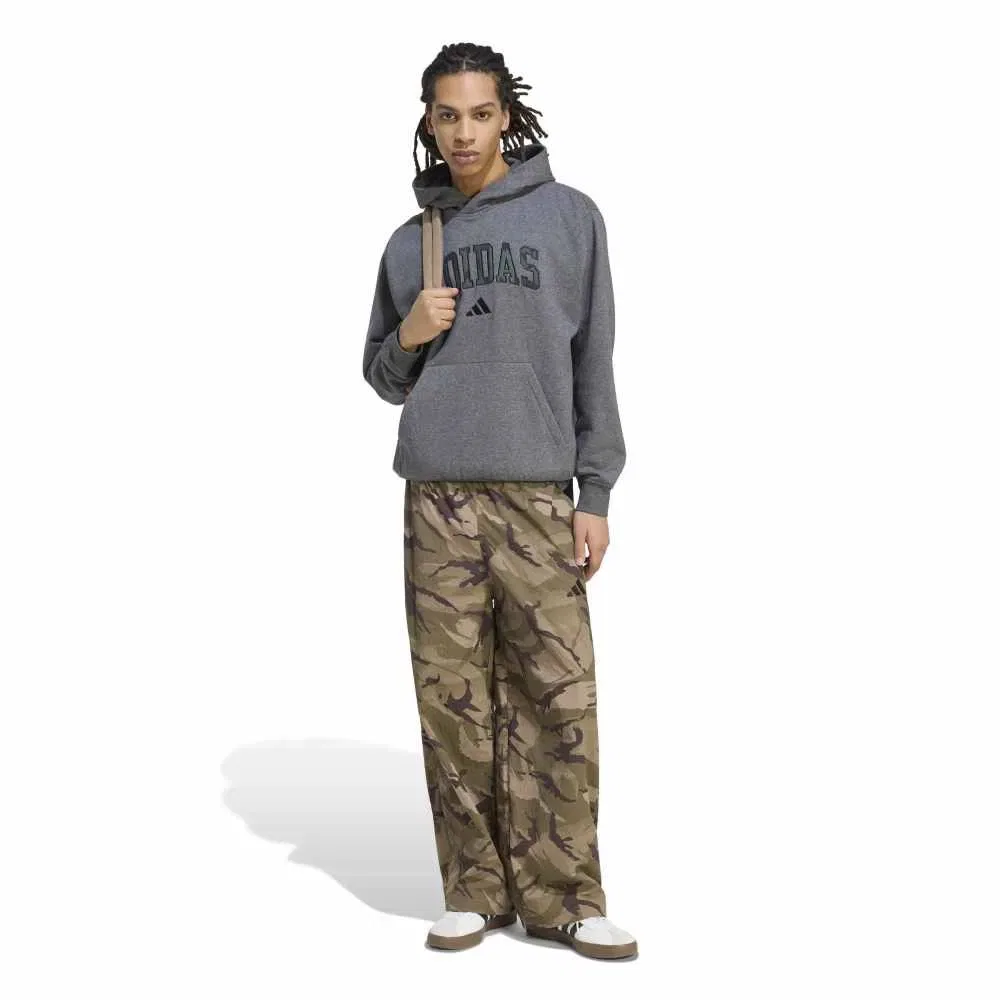 Мужской свитшот с камуфляжным принтом Seasonal Essentials Camo Adidas, Grey — фото 4