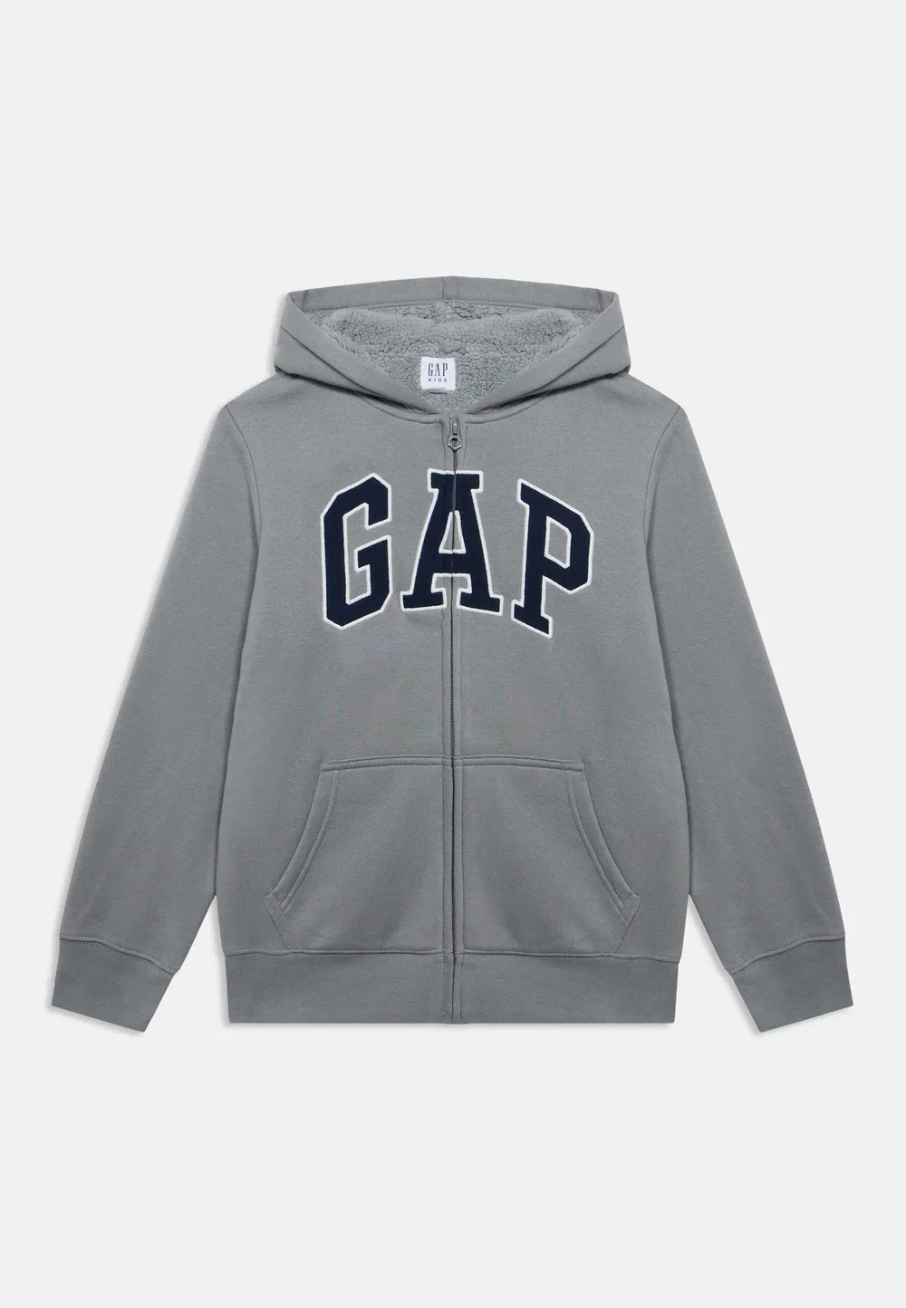 Логотип - толстовка на молнии Gap, Pilot Grey — фото 3