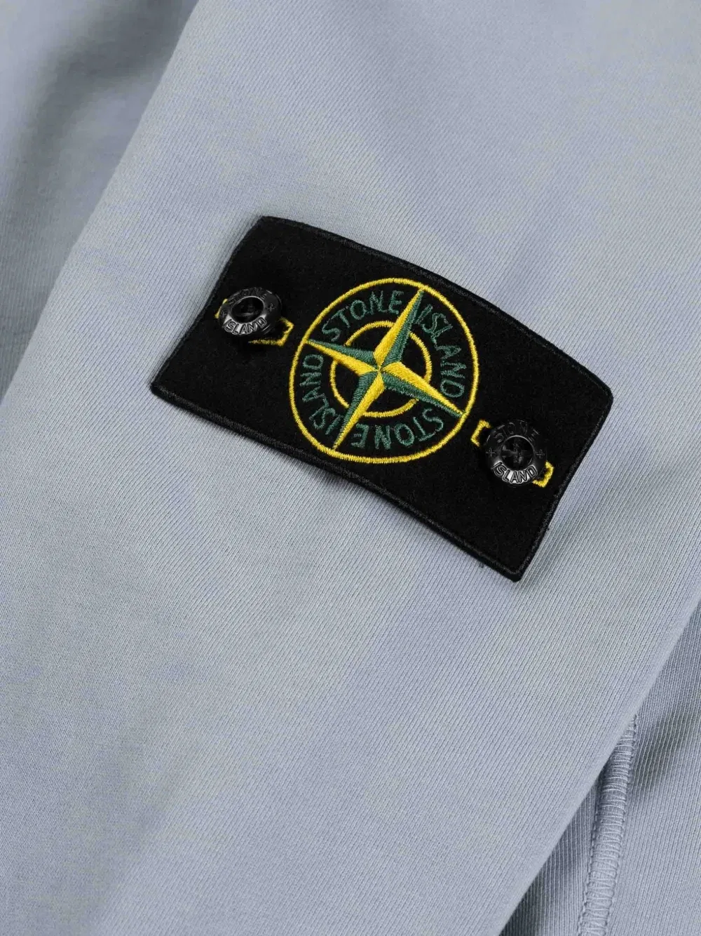 Толстовка с капюшоном на кулиске с нашивкой в виде компаса Stone Island, синий — фото 2