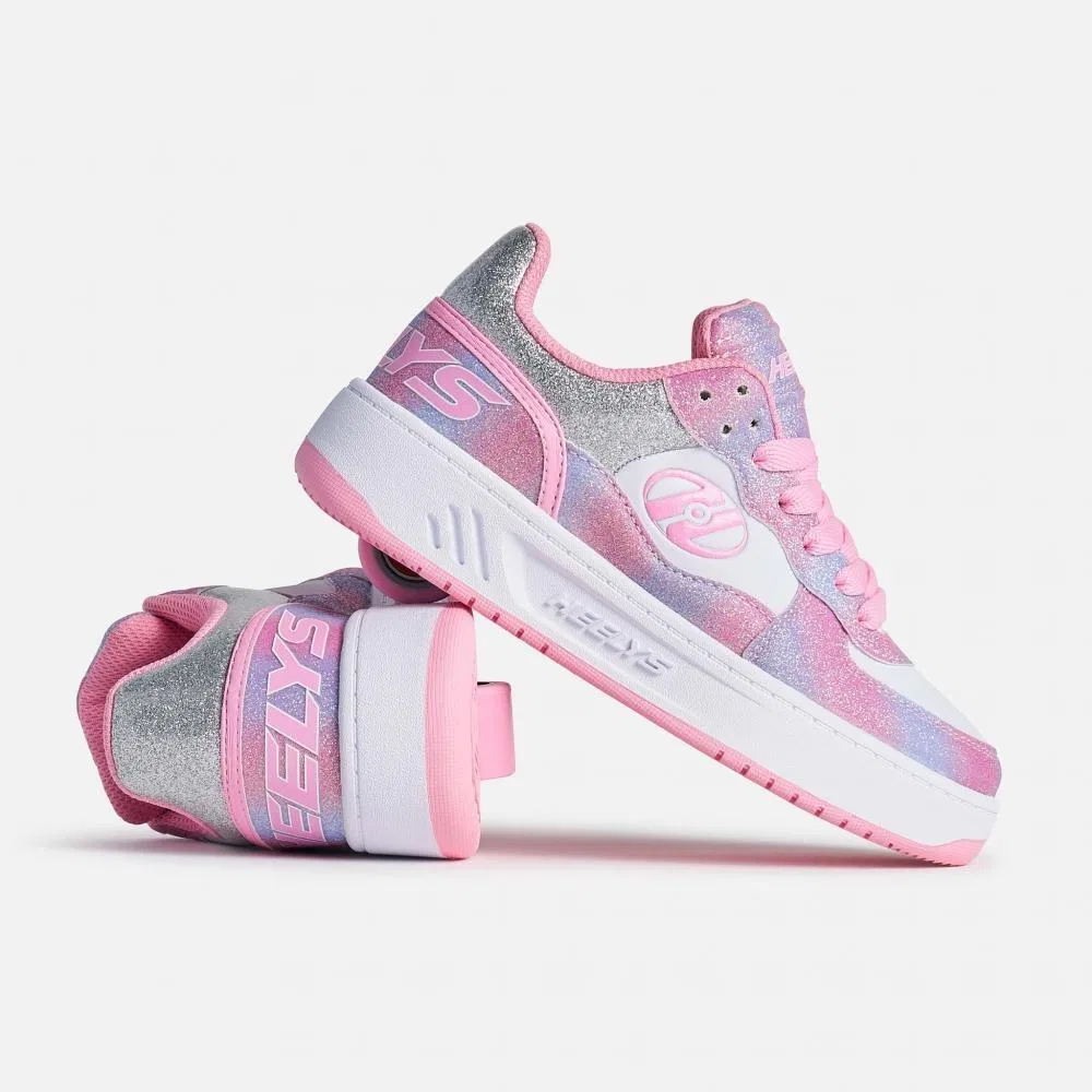 Детские кроссовки с роликами с принтом Reserve Low LT Heelys, Goldrosa / Weiss