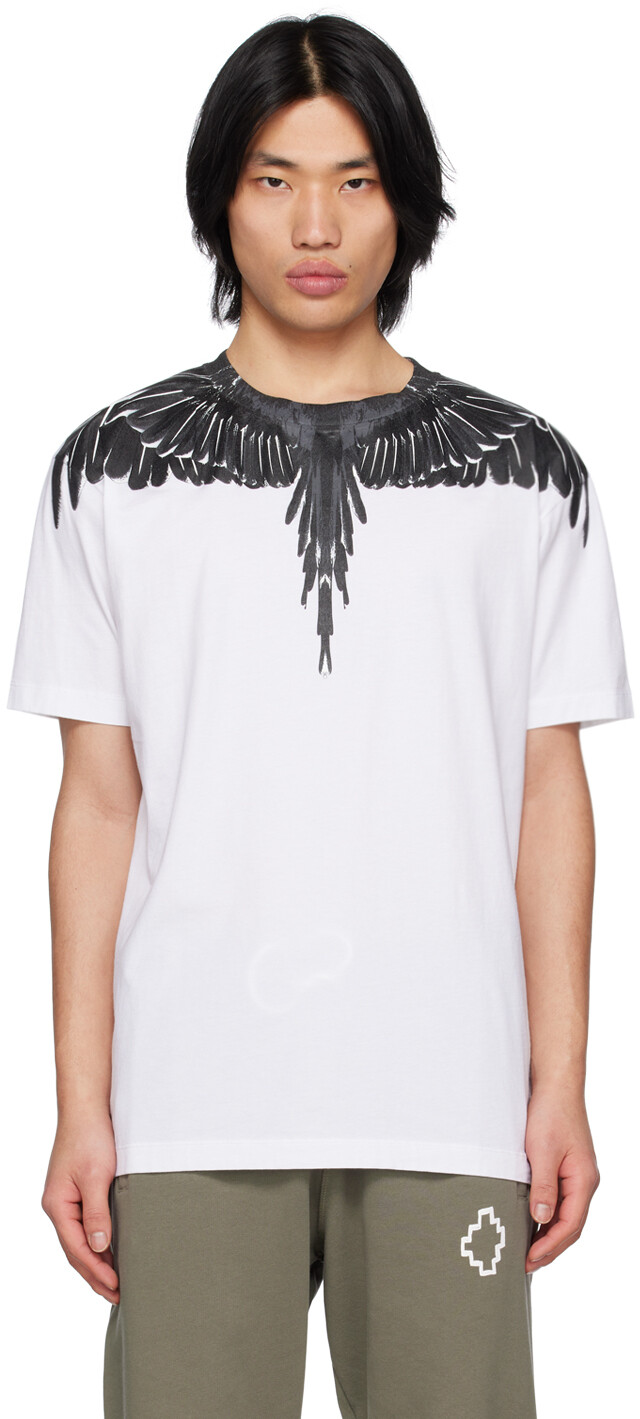

Белая футболка Icon Wings Marcelo Burlon County of Milan, Белый, Белая футболка Icon Wings Marcelo Burlon County of Milan