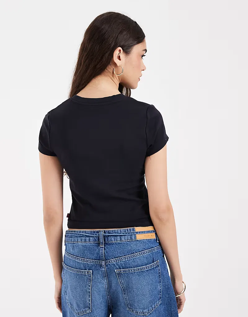 Базовая детская футболка Levi's, черный — фото 3