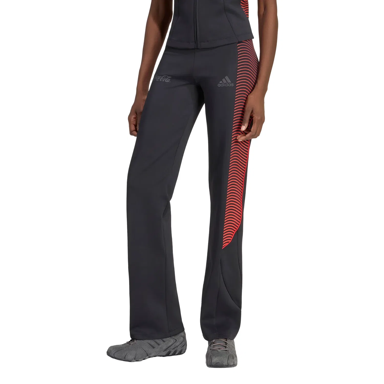 Женские штаны с принтом x Coca-Cola Slouchy Gfx Pants Adidas, черный — фото 2