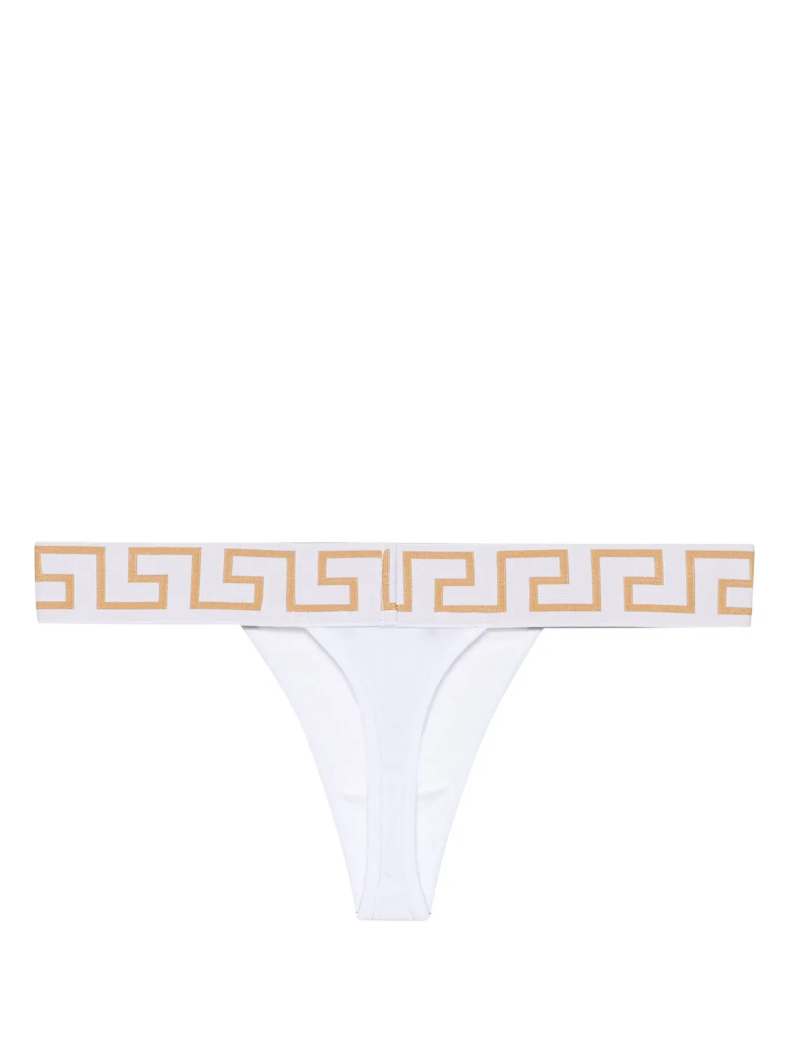 Трусы- thong Greca Border Versace, белый — фото 2