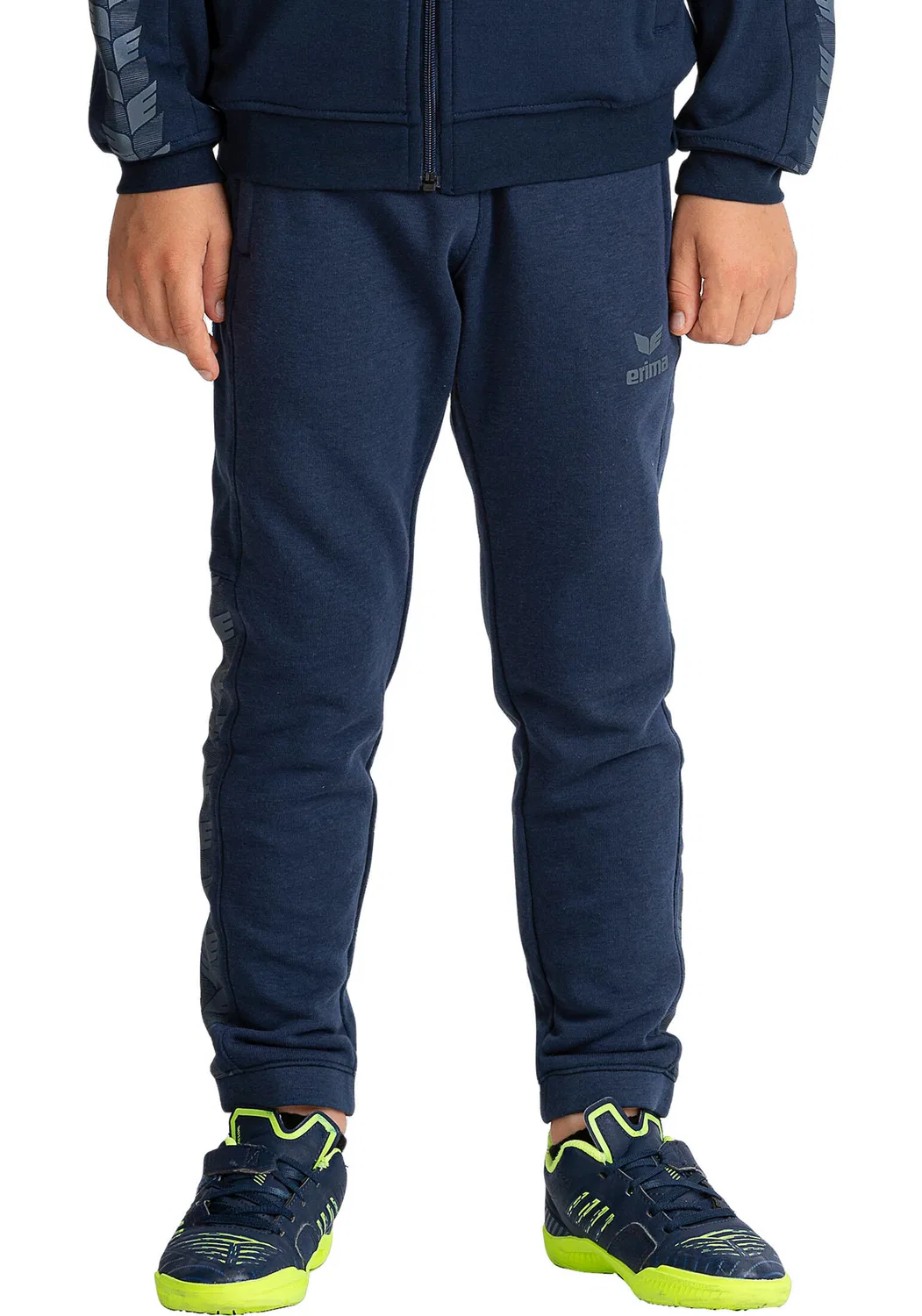 Детские спортивные штаны Essential Team Erima, Blau Navyblau Schiefergrau