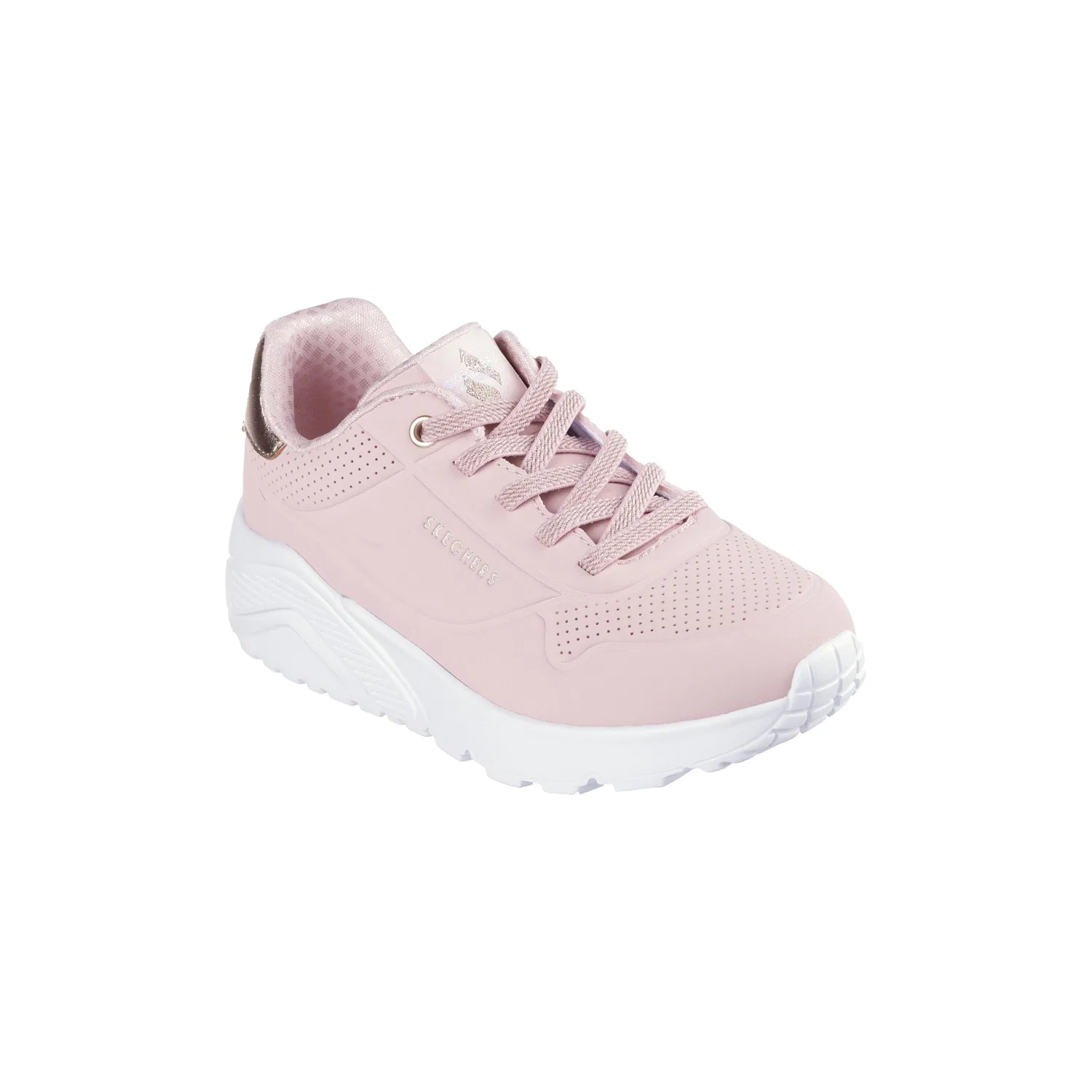 Детские кроссовки для девочек с принтом 310384L-MVE-PINK Skechers, Malvenfarben Rosa — фото 3