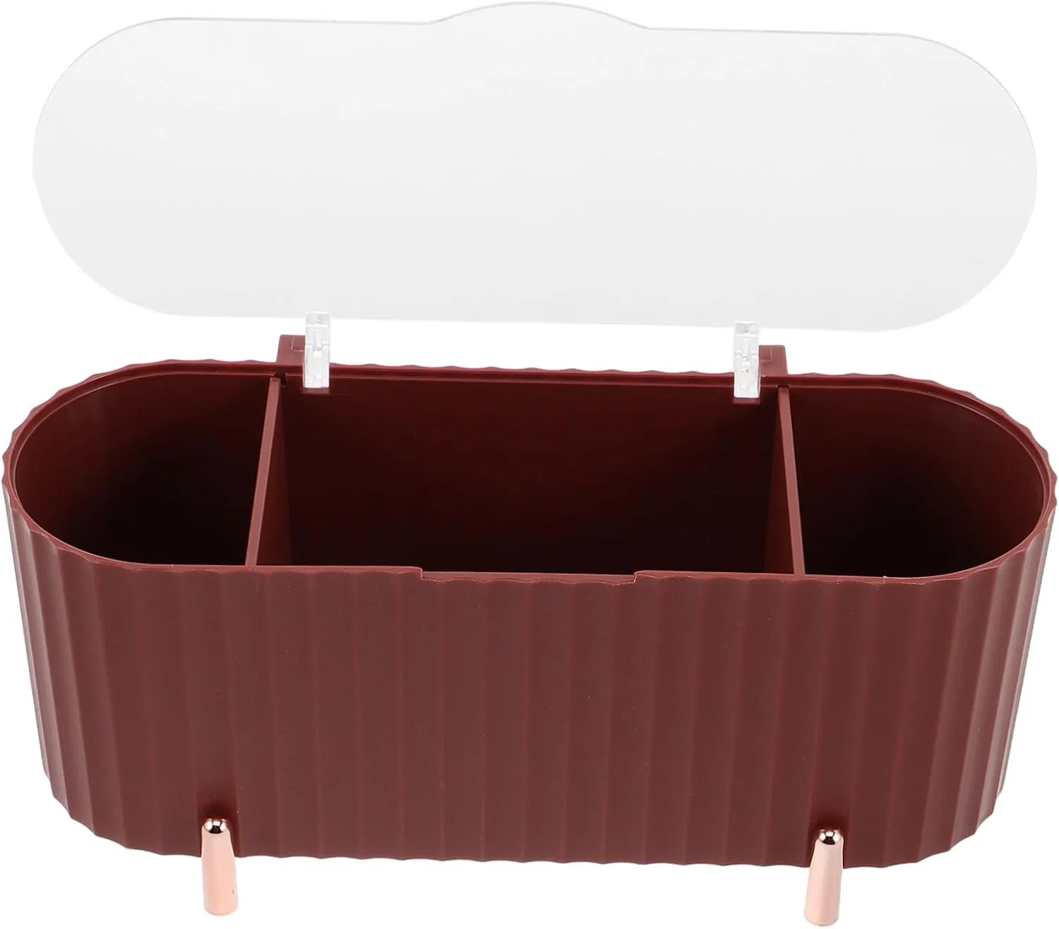 Органайзер для косметики VALICLUD, 1 шт, 21.2x8.2x9 см, Dark Red