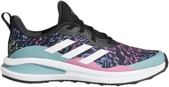 Детские кроссовки для девочек Fortarun adidas, Black/White/Mint Ton — фото 2