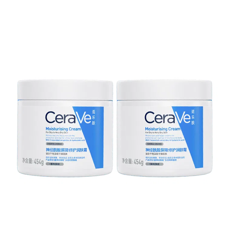 Женский увлажняющий крем для лица CeraVe, 454 г*2, Hydrating Cream, CeraVe, White