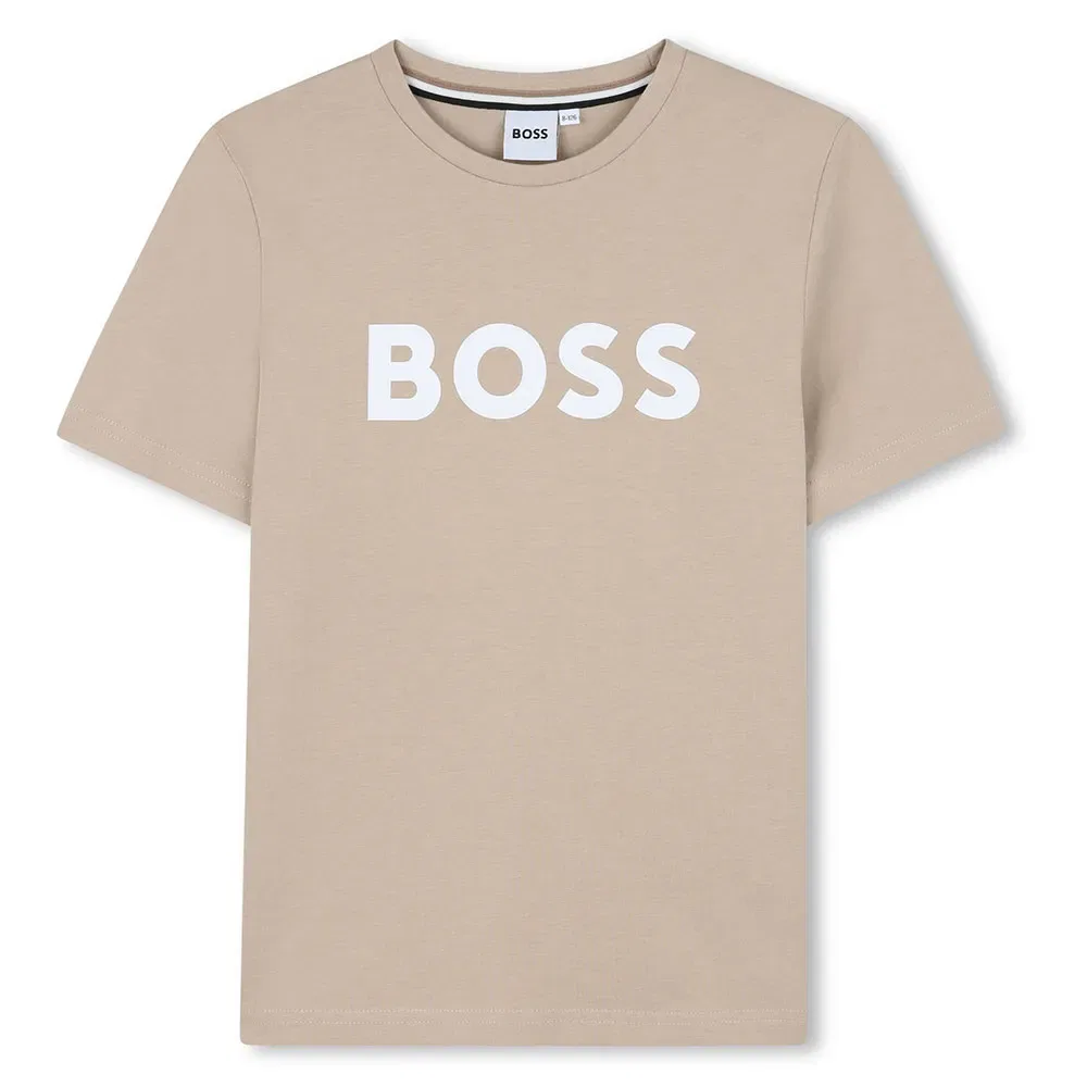 Футболка с коротким рукавом BOSS J52030, бежевый