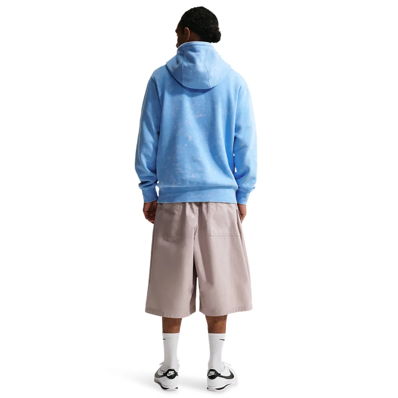 Мужское худи CWash Club Basketball Nike, цвет University Blue/University Blue — фото 4