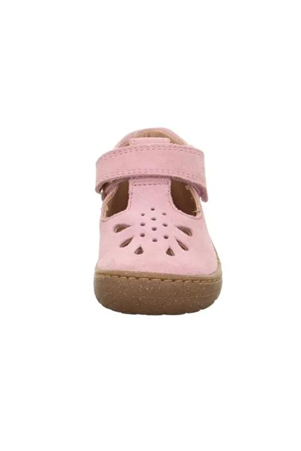 Детские туфли для девочек с широкой колодкой Saturnus wide wide pattern Superfit, Pink Suede — фото 4