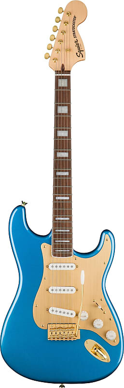 

Squier 40th Anniversary Stratocaster Gold Edition Lake Placid Blue