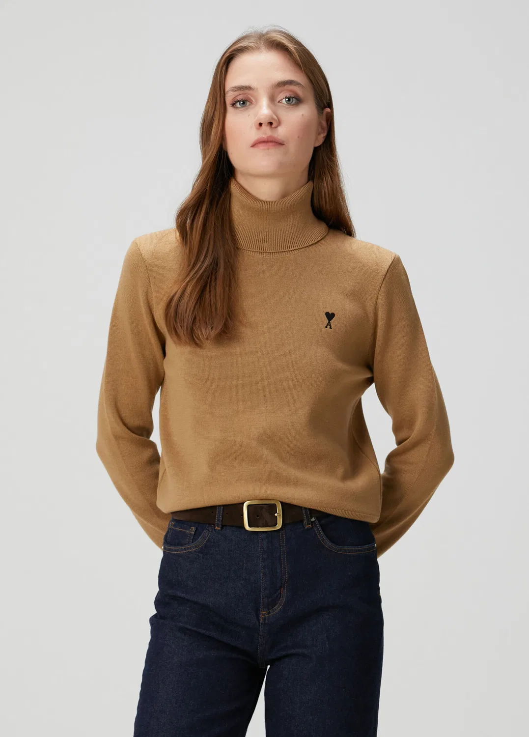Свитер Ami Paris, Camel
