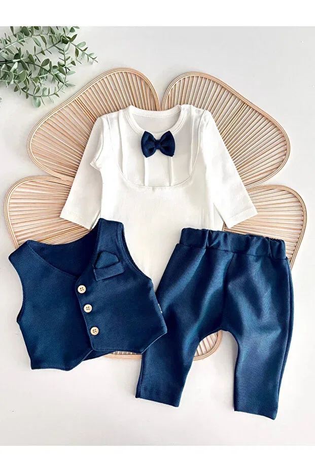 Детский комплект для мальчиков с длинным рукавом Jammybaby, Blue