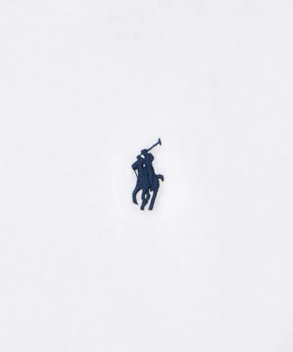 Футболка с длинным рукавом классического кроя, Polo Ralph Lauren, белый — фото 4