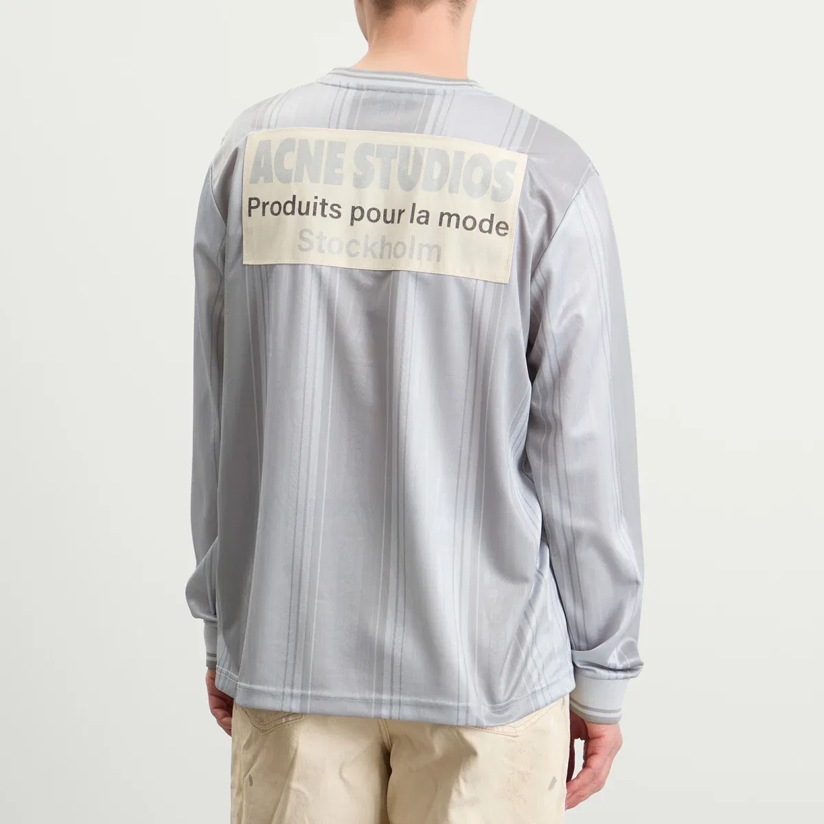 Футболка спортивная с длинным рукавом Sports Jersey Acne Studios, Grey — фото 3